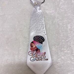 White Tie with Inspirational Design